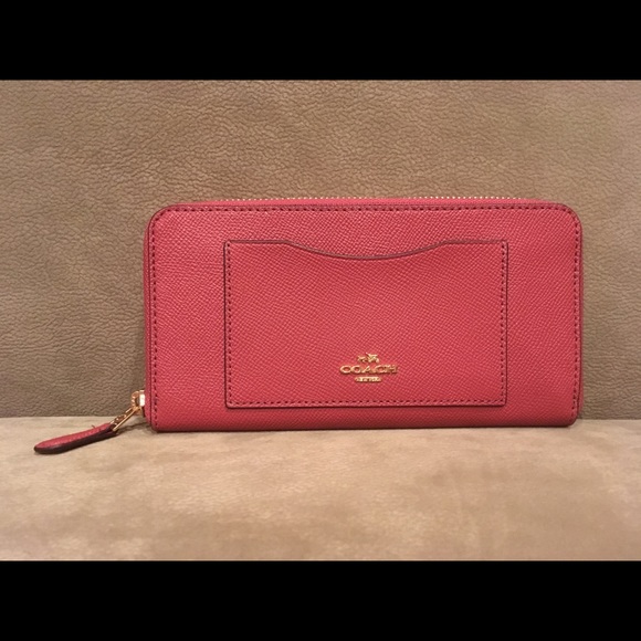 Coach Accessories - Coach accordion zip wallet (Rouge)